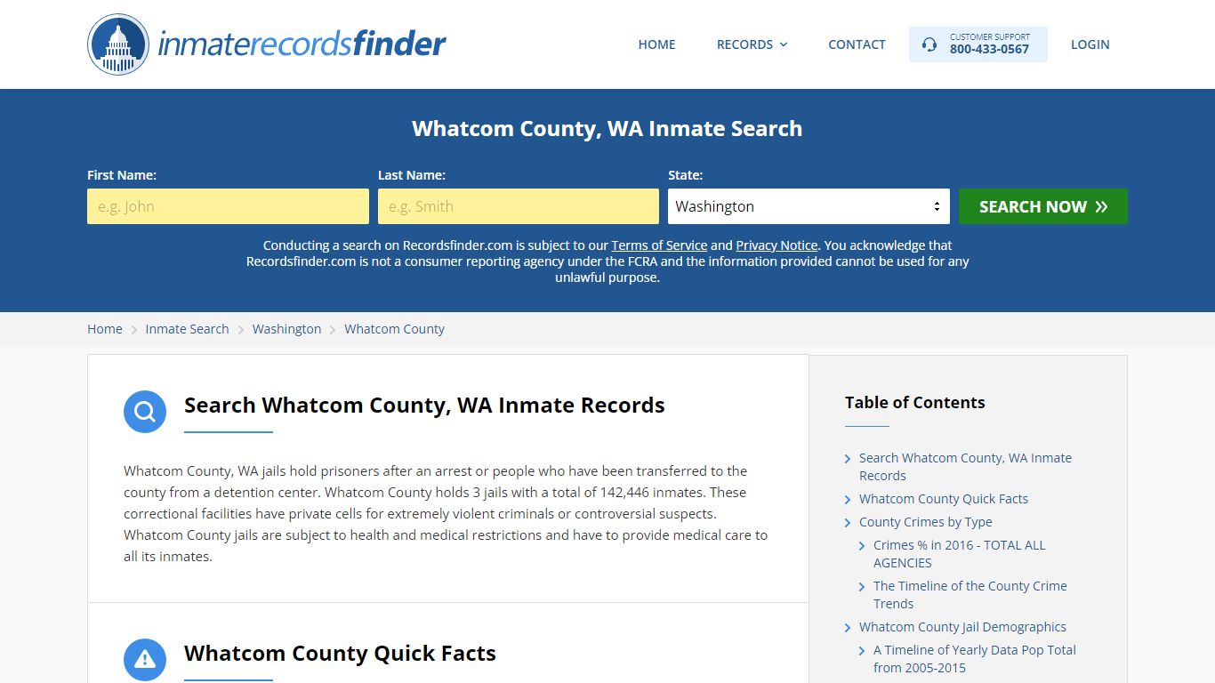 Whatcom County, WA Inmate Lookup & Jail Records Online